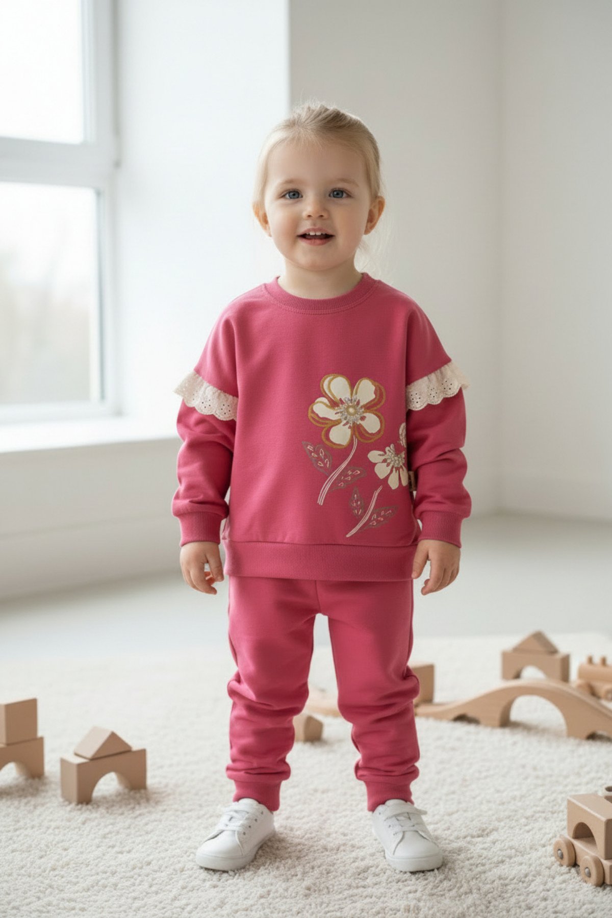 Kız Çocuk 2'li Eşofman Takımı