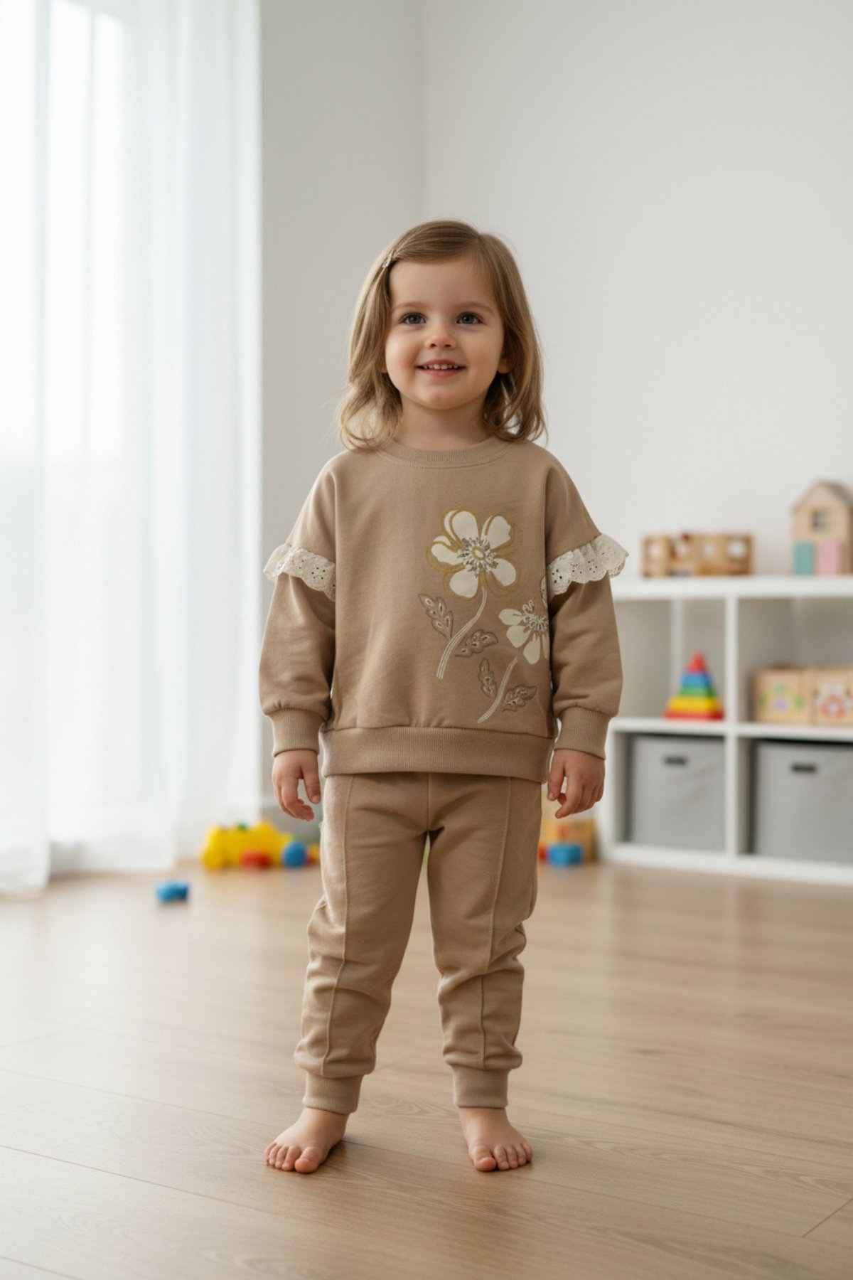 Kız Çocuk 2'li Eşofman Takımı