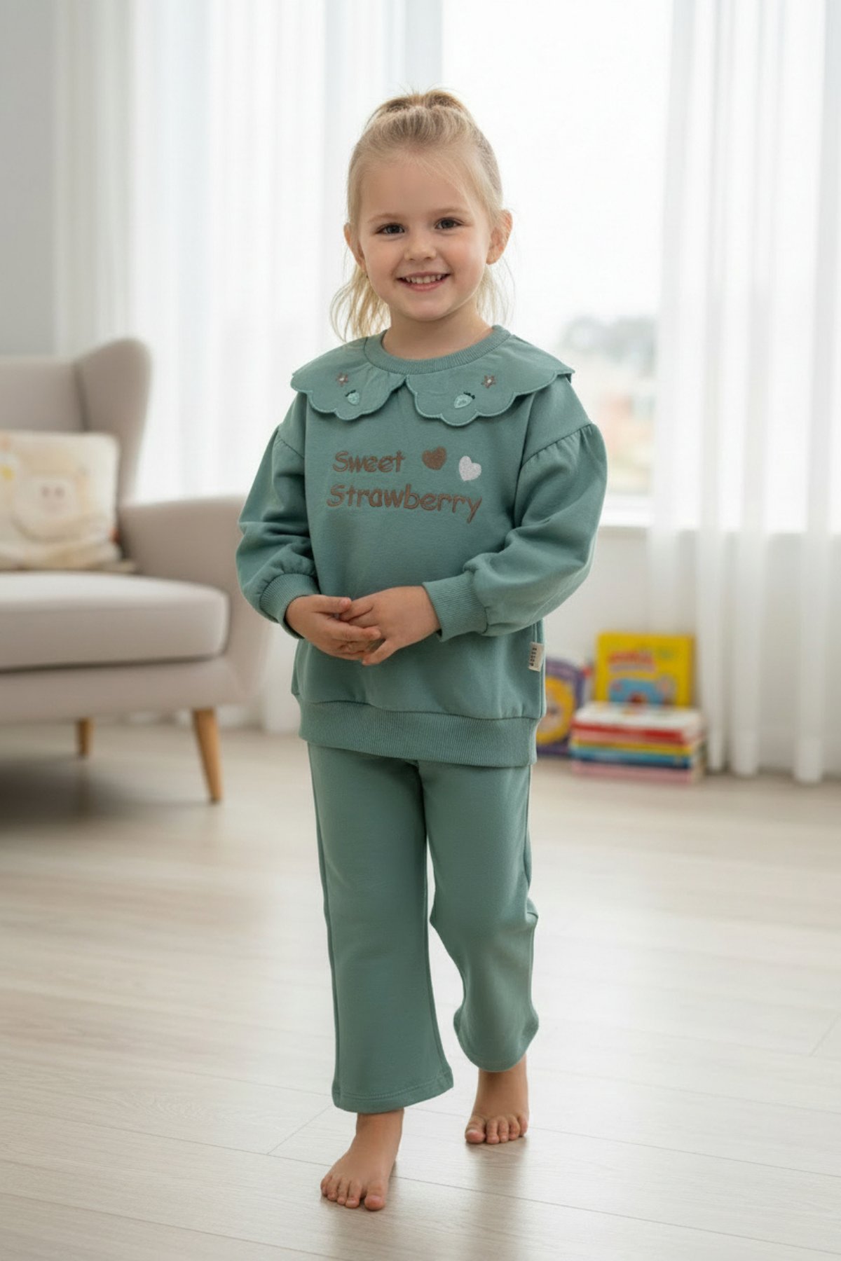 Kız Çocuk 2'li Eşofman Takımı