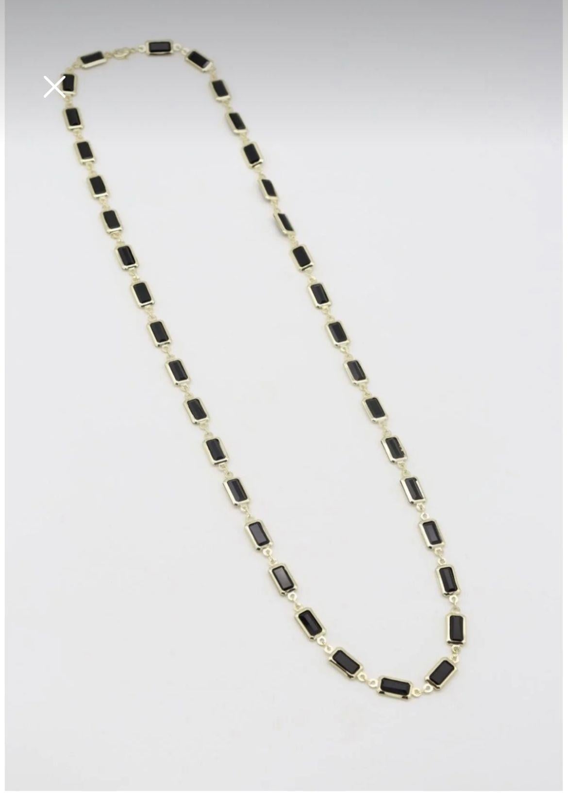 14K Çelik Y Harf veya Normal Kullanılan Taşlı Kolye (Mavi – Siyah – Beyaz renk seçenekli) (70cm)