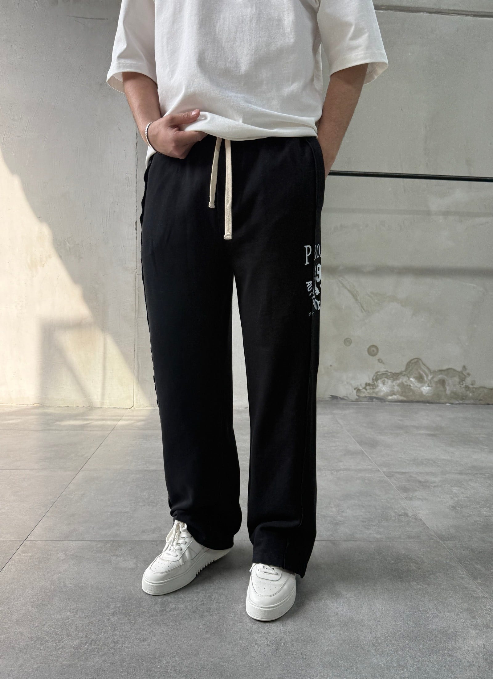 Projeckt 96 Baskılı Siyah Eşofman