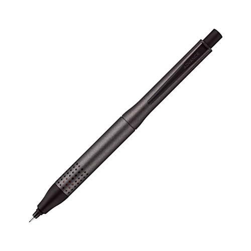 三菱鉛筆 uni Kurutoga Advance Yükseltme Modeli 0,5 mm Mekanik Kalem, Tabanca Metalik Gövde (M510301P.43), Siyah - Seçenekler: Tek Ürün, tek öğe