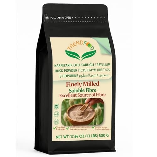 %100 Doğal Psyllium Husk Tozu – 500 g (Karnıyarık Otu kabuğu Tozu)