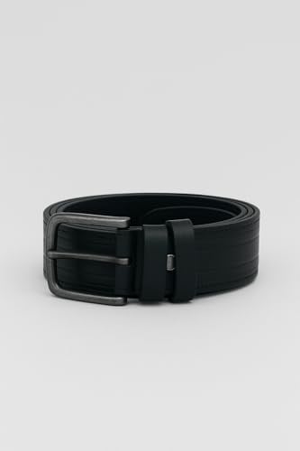 %100 Hakiki Deri Kemer Erkek Spor Kemer Siyah 0159