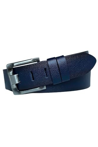 %100 Hakiki Kaliteli Deri 4.5 cm Geniş Dilli Kahverengi Kot, Spor Kemer, Dk-Genis-Kah