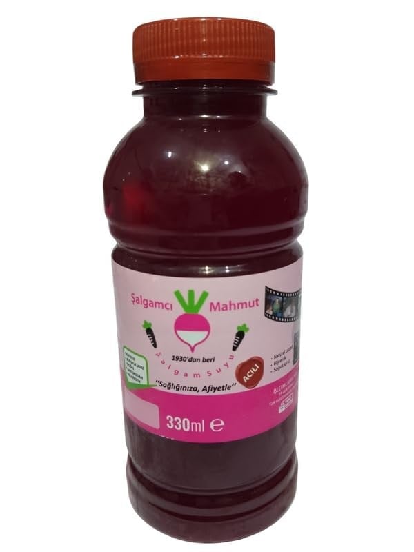 12 adet 330 ml Havuçlu Natürel Tarsus Şalgamı (Acılı/Acısız Karma Paket)