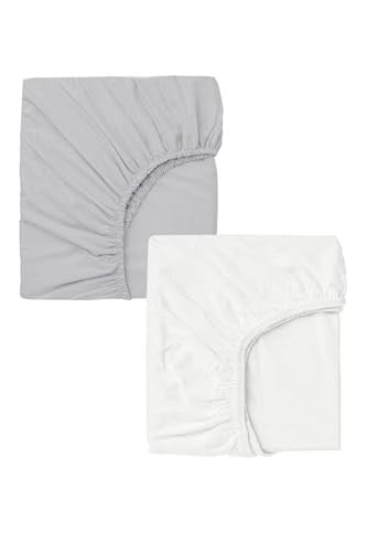 2 Adet 50 x 90 x 10 cm Anne Yanı Lastikli Penye Kumaş Bebek Çarşafı