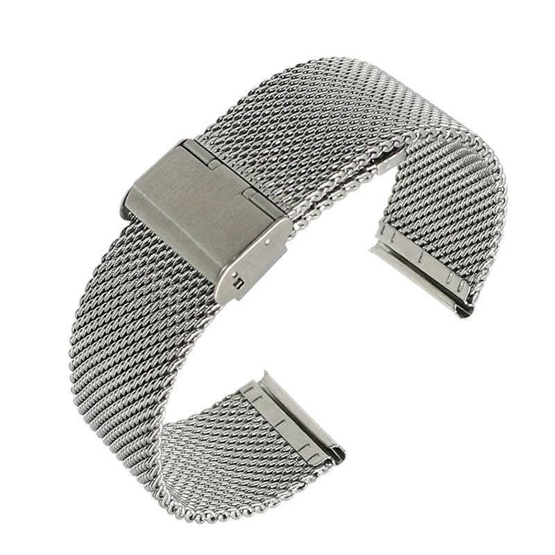 24mm Metal Saat Kordonu Çelik Hasır Kolçak 1.Kalite Hasır Örgü Ko
