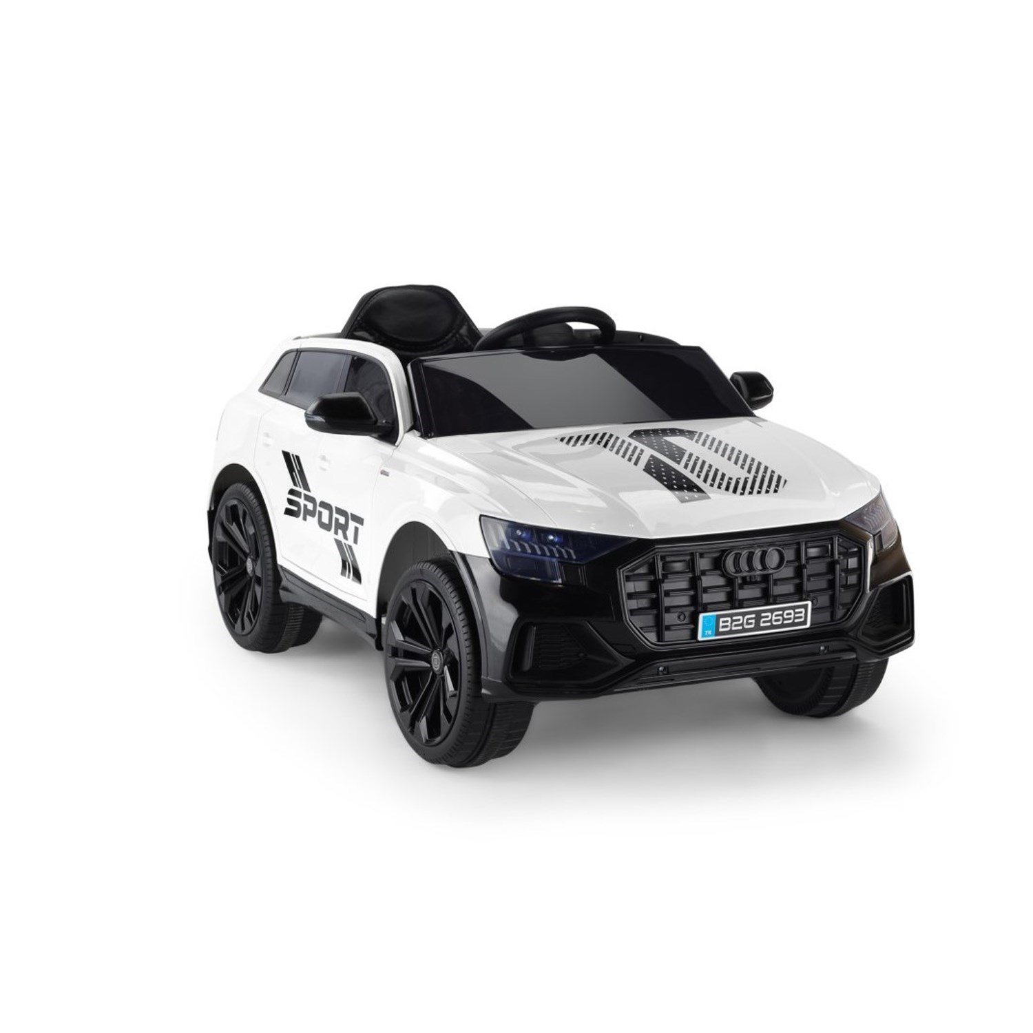 26939 Sport 12v Beyaz Akülü Araba