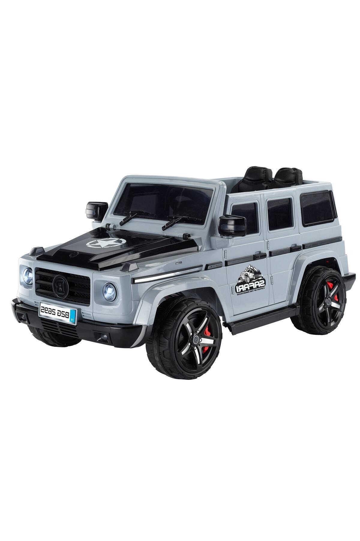 26954 Baby2go Safari 12v Akülü Araba Gri