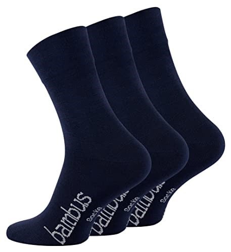3 Çift Bambu Çorap, Erkekler ve Kadınlar için Unisex Bambu Çoraplar