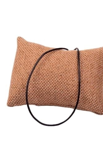 (3470) Deri Kolye Ipi Zincirli 45 Cm siyah 45 cm