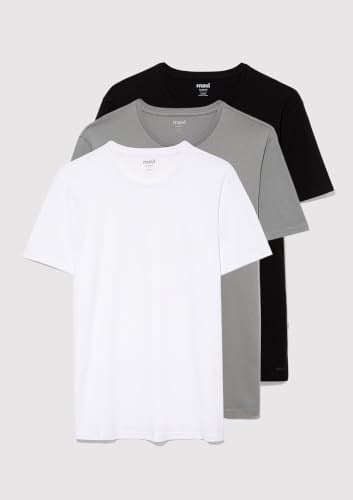 3lü Bisiklet Yaka Erkek Basic Tişört Slim Fit/Dar Kesim 0611784-900