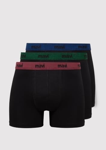 3lü Siyah Basic Boxer Seti 0911408-85585
