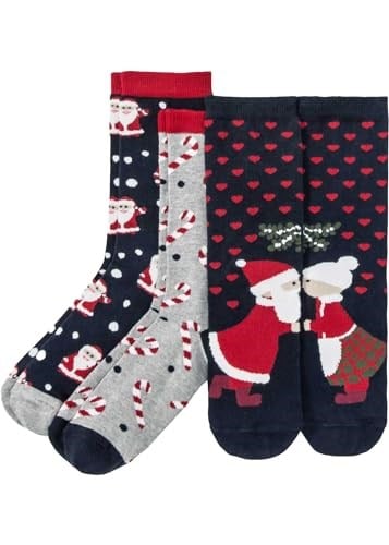3'lü Tatlı Noel Çorapları, Noel baba, Noel anne, Noel şekeri, Yeni Yıl Hediyesi, Christmas Hediyesi, Sevdiklerinize Yılbaşı Sıcaklığı!