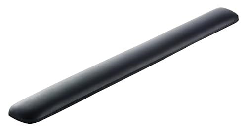 3M Klavyeler için Jel Bilek Desteği, Yatıştırıcı 3M Jel Teknolojisi ve Tüm Gün Rahatlık ve Destek için Saten Pürüzsüz Kapak, Dayanıklı ve Temizlemesi Kolay, 19 inç, Siyah (WR85B)