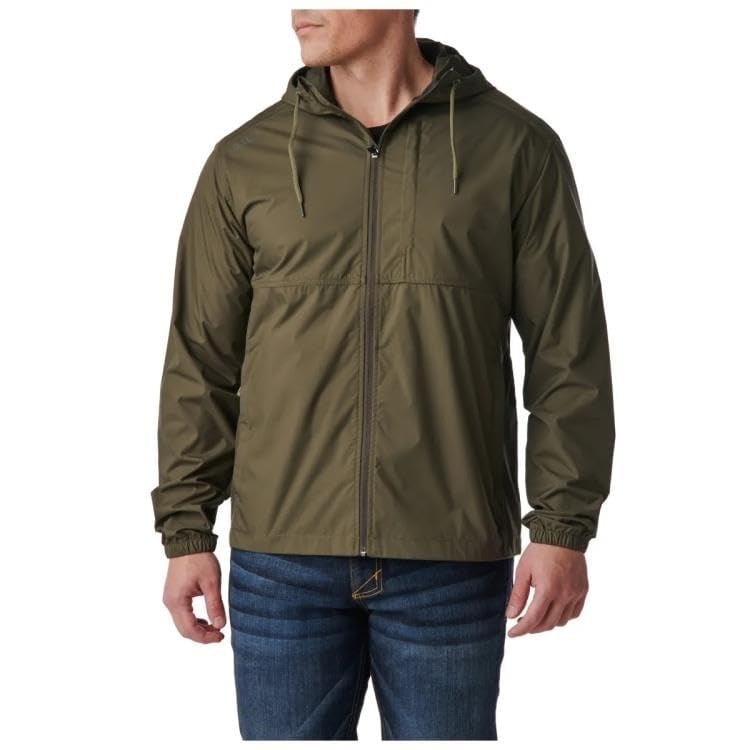 5.11 RADAR PACKABLE HOODED JACKET YAĞMURLUK Yeşil S