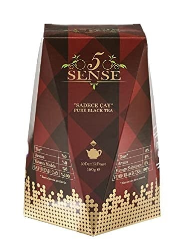 5Sense 5 Saf Siyah Çay, 30 Demlik Poşet
