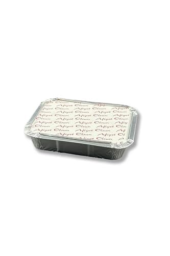 600 AdetAlüminyum Kapaklı Kap Tabak Kase yemek ve salata 250Gr - Seçenekler: 1200, 2400, 6000