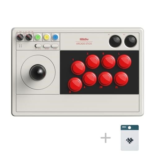8Bitdo Nintendo Switch ve Windows için Bluetooth Arcade Stick - Nintendo Switch [