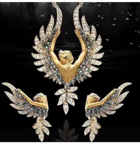 925 ayar papatya silver melek kolye.rose.gold