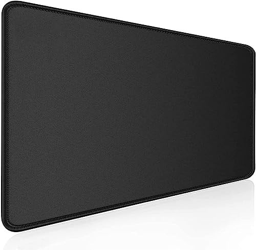 [9Q-Y67Q-KW42] Klasse Classic Mouse Pad, Dikişli Kenar, Kaymaz Taban, Büyük Boy Pürüzsüz Yüzey, Baskısız Ofis Tipi Masa Koruyucu, Ergonomik Mouse Ped (90x40 cm - XX La - Seçenekler: 70x30 cm, 90x40 cm