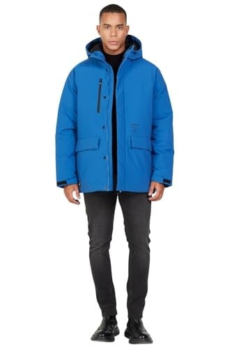 AC&Co/Altınyıldız Classics Standart Fit Normal Kesim Kapüşonlu Dik Yaka Kapak Cepli Kaban, Renk
