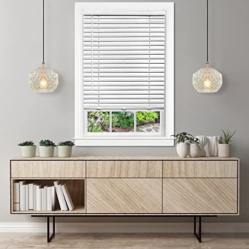 Achim Home Furnishings, White Cordless GII Luna 2