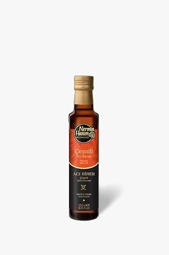Acı Biber Çeşnili Zeytinyağı (250ml)