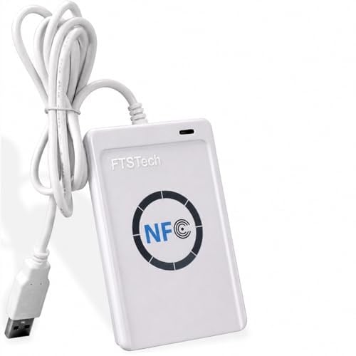 ACR122U Akıllı NFC RFID Okuyucu/Yazar ISO 14443 A/B Kart Klon Makinesi + Ücretsiz Yazılım + 5 adet Yazılabilir UID Anahtarlık