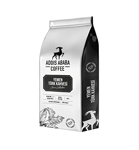 Addis Ababa Coffee - Yemen Türk Kahvesi 1000 Gr. (Öğütülmüş Türk Kahvesi)