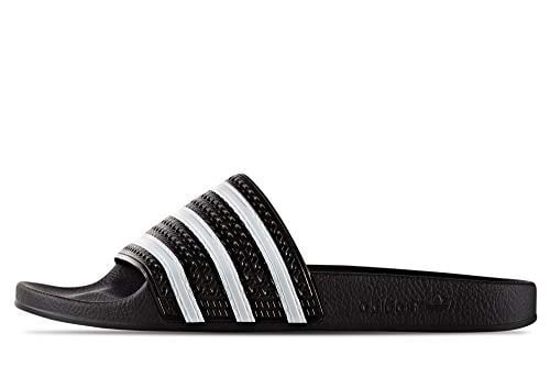 adidas Adilette, Terlik Adam, Siyah (Çekirdek Siyah/Beyaz/Siyah Çekirdek), 36 2/3 AB