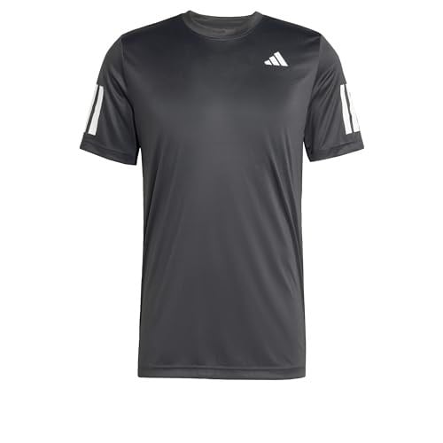 adidas Club 3Str Tee Erkek Tenis Tişörtü JG0978 Siyah