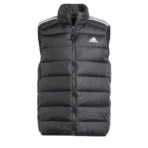 adidas Essentials 3 şeritli hafif yelek Kuş tüyü mont erkek yetişkin