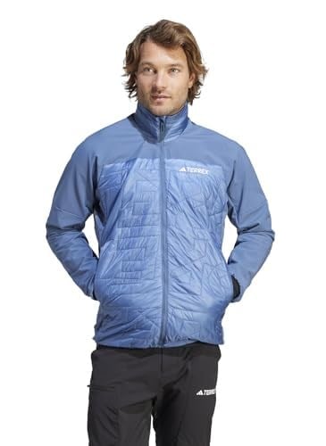 adidas Mavi Erkek Dik Yaka Terrex Mont XPR VARIL HYB JACKET, M, 5003082157