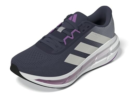 adidas Questar 3 W Kadın Koşu Ayakkabısı Spor Ayakkabısı JP6599 Crystal Sky, Shadow Navy Dash Grey Purple Burst, 41 1/3 EU