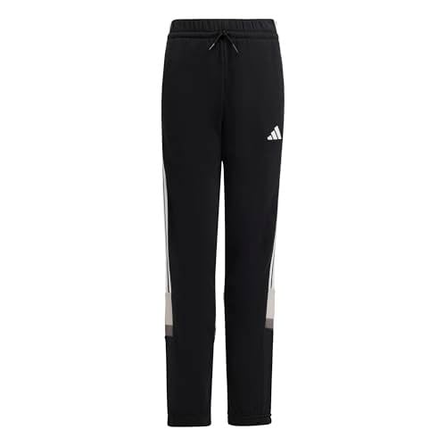 adidas Seasonal Essentials Tiberio 3 çizgili Çocuk Eşofmanı JC7486, siyah-beyaz, 7-8 Yaş