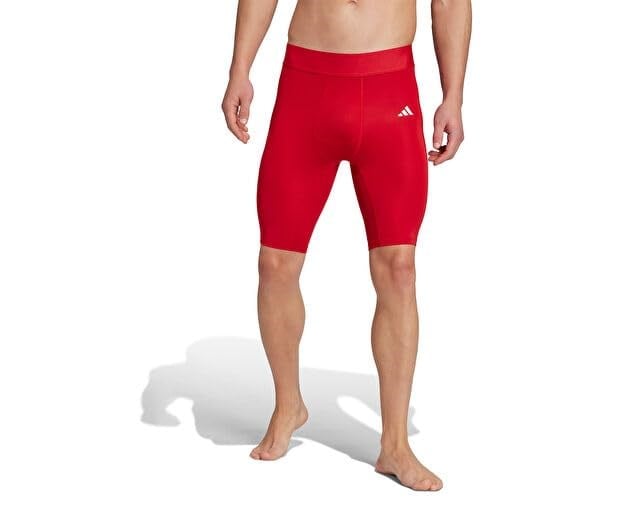 Adidas TECHFIT SHRT TIGHT M Erkek Antrenman Kısa Tayt JP1464 Kırmızı - Bedenler: S, M, L, XL