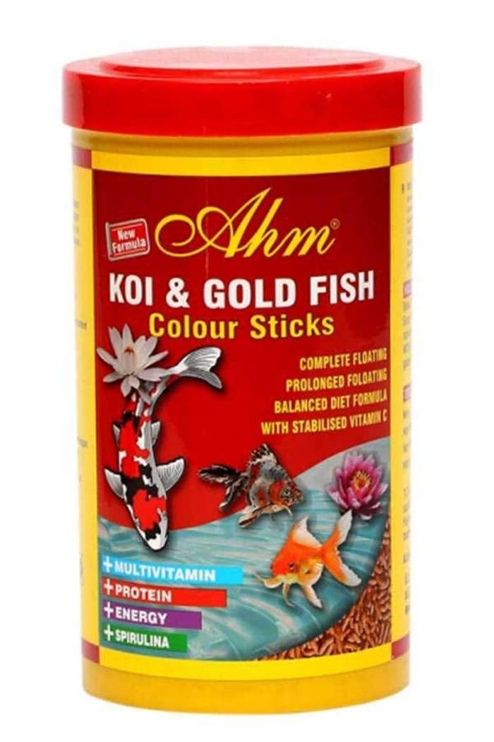 Ahm Koi Goldfish Colour Sticks 1000 Ml Balık Yemi