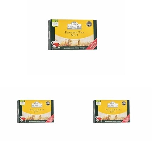AHMAD TEA EnglshTea No1 Demlk Poşt Çay 48li 153,6g (3 paketi) - Seçenekler: 48'Lİ, 48'Lİ (2 paketi), 48'Lİ (4 paketi), 48'li (153.6 gr)...