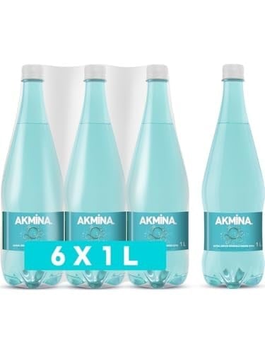 Akmina Doğal Zengin Mineralli Maden Suyu 6x1 L
