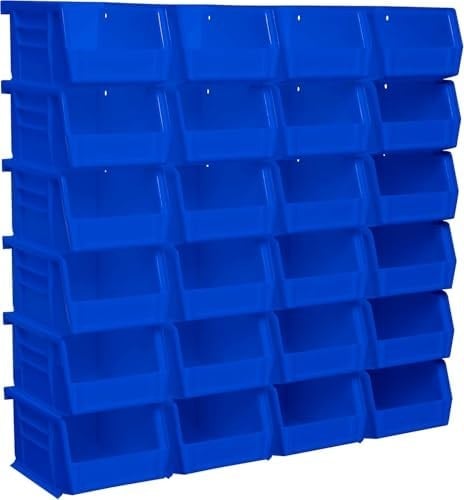 Akro-Mils 30210 12,7 cm 4-inç x 3 inç plastik istiflenebilir asmak için Akro bin, Berry, 24lü paket, 30210