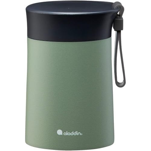 Aladdin Bistro Thermavac Paslanmaz Çelik Yemek Termosu 0.40 Lt, Yeşil