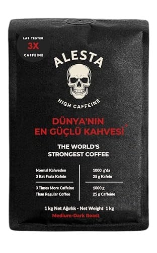 Alesta Coffee&Roastery Yüksek Kafeinli Öğütülmüş Filtre Kahve 1000 Gr.