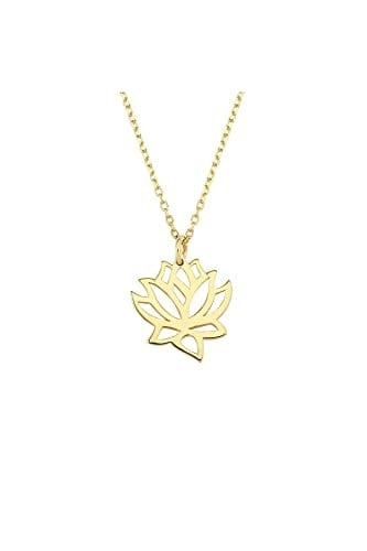 Altın Sepeti Lotus Kolye