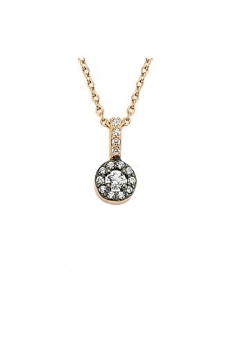 Altın Sepeti Rose Elmas Modeli Mini Kolye