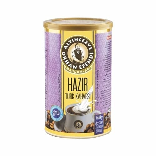 Altıncezve Orhan Efendi Hazır Türk Kahvesi Sütlü Teneke 250 Gr