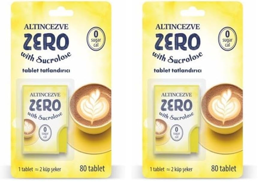 Altıncezve Zero Tablet Tatlandırıcı 80 Tablet (2 paketi)
