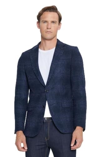 ALTINYILDIZ CLASSICS Slim Fit Dar Kesim Mono Yaka Yünlü Ceket