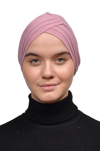 Altobeh Üç Bantlı Çapraz Dış Tesettür Bonesi Hazır Türban